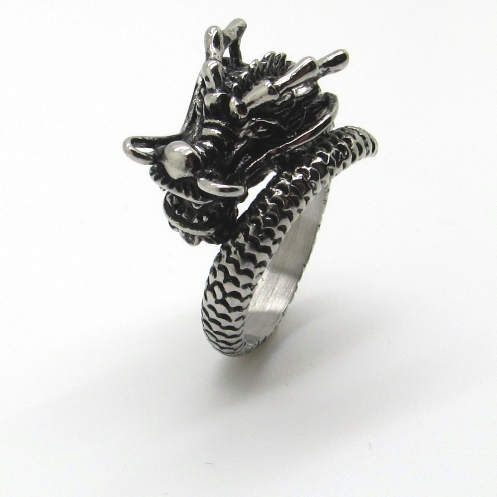 Stainless Steel Dragon  Ring